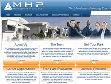 Tablet Screenshot of mhpmanagementgroup.com